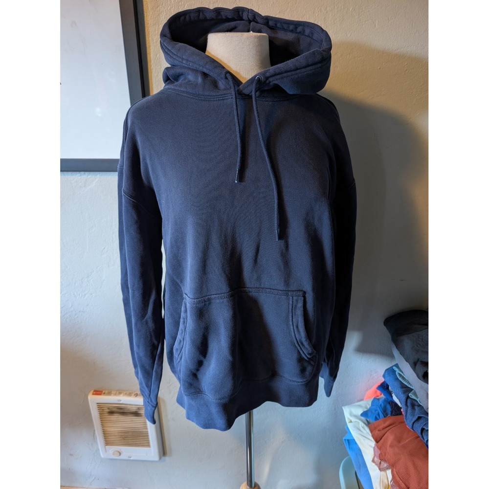 Mens Nike‎ Blue Hoodie Blank Size M
